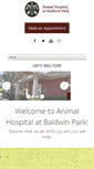 Mobile Screenshot of animalhospitalatbaldwinpark.com